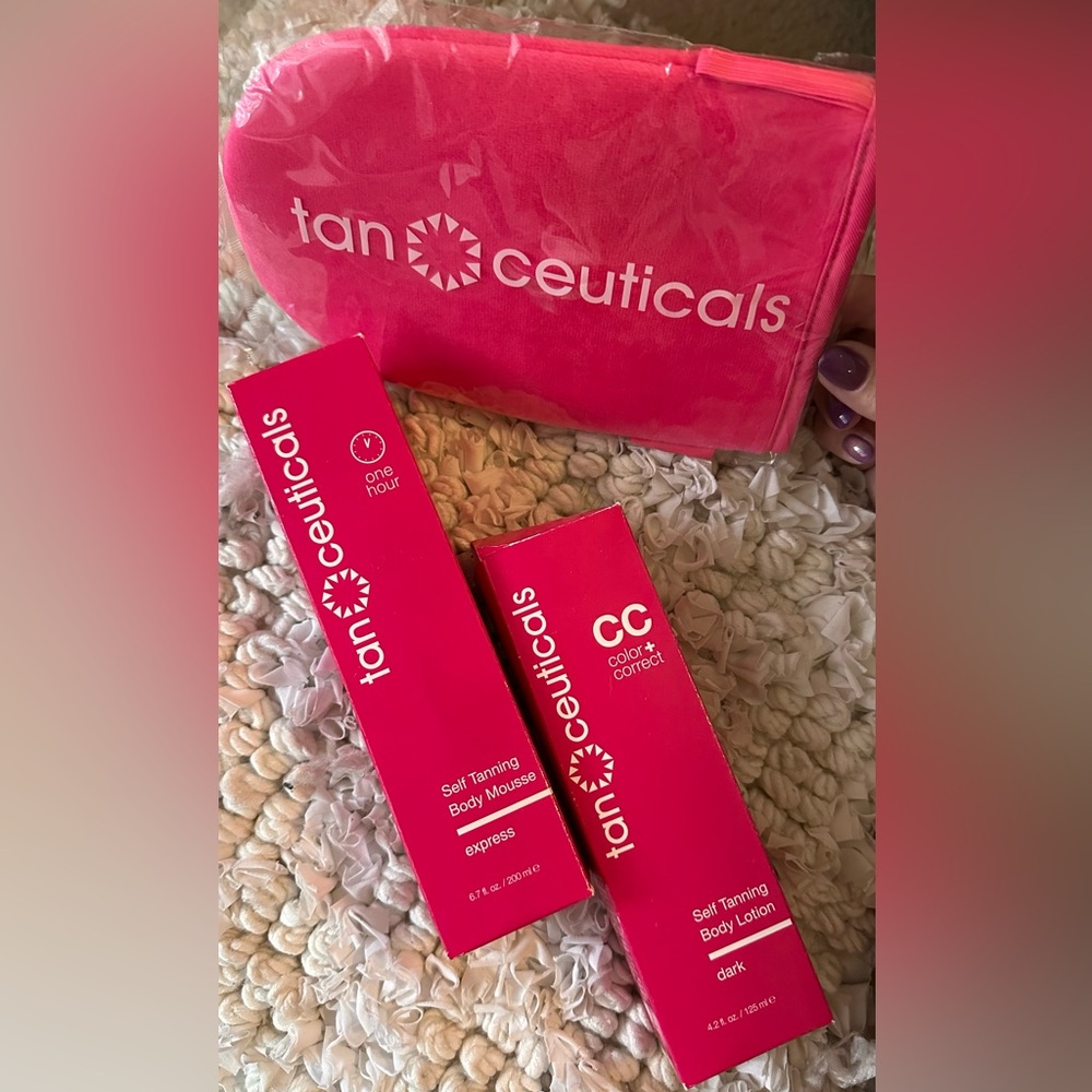 TanCeuticals Self Tanning Lotion and Mousse Set NEW